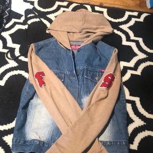 French star jeans jacket size 10